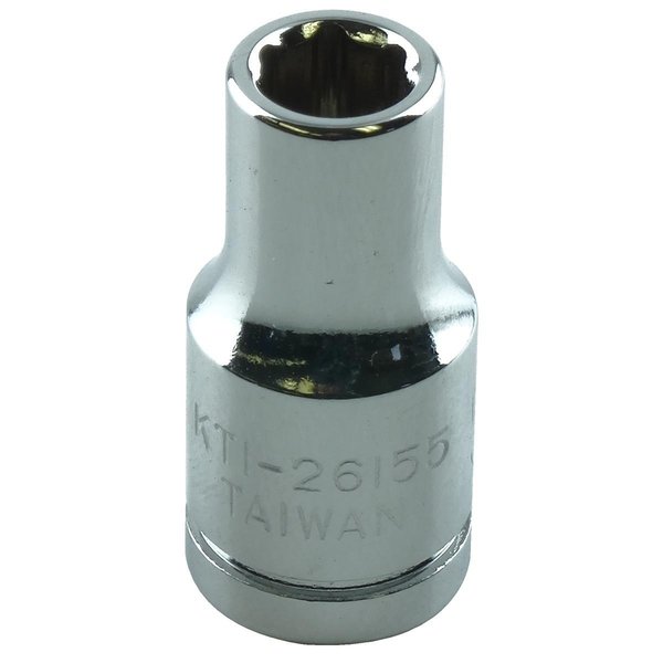K-Tool International 1/4" Drive, 5.5mm Metric Socket, 6 Points KTI-26155